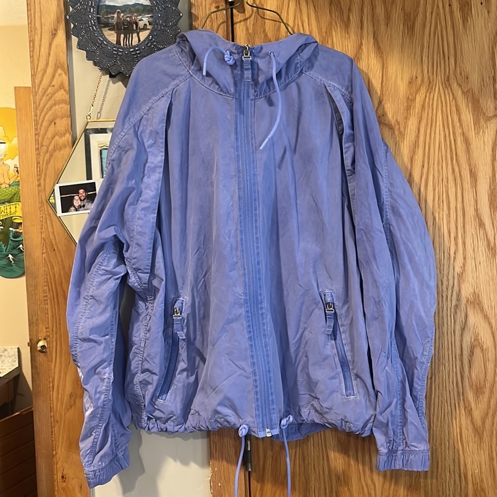 Blue athleta windbreaker